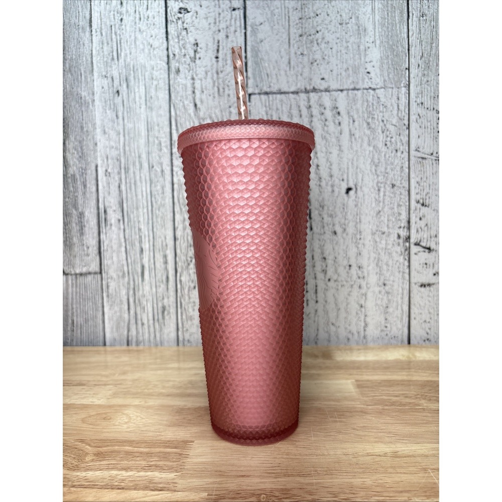 Starbucks 2022 Valentine's Soft Touch Studded Venti, 24 oz. Tumbler - Pink new - Picture 3 of 9